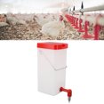 thumbnail image 1 of Large Capacity Hanging Chicken  Waterer, No Leak Design, Durable ABS And Stainless Steel, Automatic Drinking, Unique Hanging, For Farm Poultry  Drinker, 1 of 8