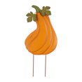 Glitzhome Rustic Halloween Fall Outdoor Yard Decorations Pumpkin Metal ...