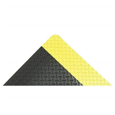 2 x 3 in. Saddle Trax Mat - Yellow & Black