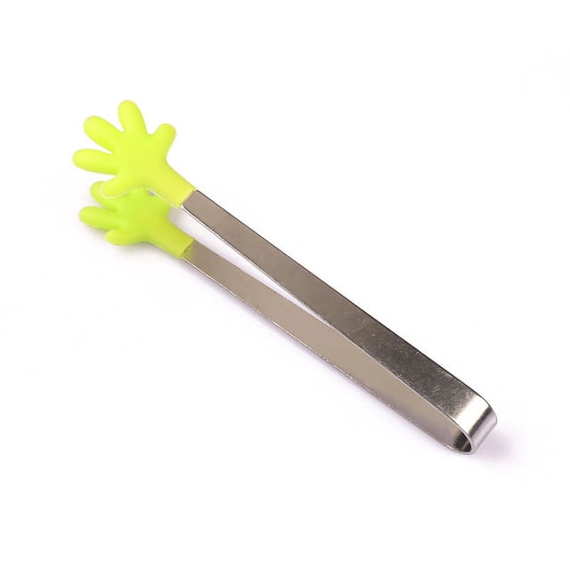 Mini pinzas premium de acero inoxidable, utensilios de cocina (verdes)