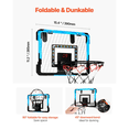thumbnail image 4 of VEVOR Kids Basketball Hoop, Mini Basketball Goal with Electronic Scoreboard, Over The Door Basketball Hoop with Scoring & Music Accompaniment Functions, LED Light, Indoor Basketball Hoop for Kids 3+, 4 of 6