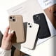 thumbnail image 2 of Funda de teléfono de silicona de cuero sintético de color sólido de lujo para iPhone 11 12 13 14 15 16 Pro MAX X XR XS SE 7 8Plus cubierta blanca, marrón y rosa, 2 of 5