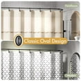 thumbnail image 3 of AmazerBath Black Shower Curtain Hooks, 12PCS Rust Proof Shower Curtain Rings, Decorative Modern Shower Curtain Hangers, Elliptical Heavy Duty Design Convenient for Bathroom Kitchen Wardrobe, 3 of 7