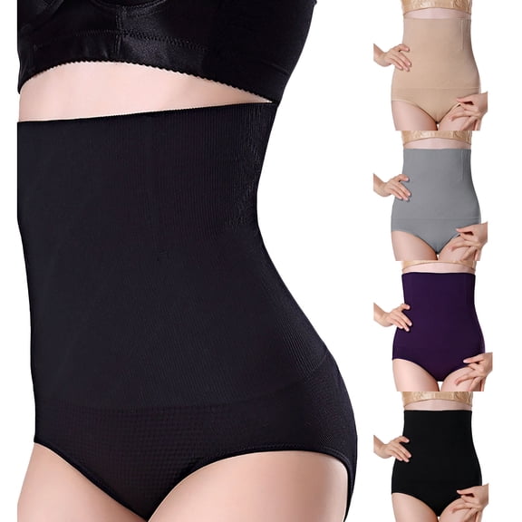 Dgankt Women's Clothing Women's High-Waisted Tummy Control Seamless Shapewear Briefs - Compression Slimming Multi-Color Underwear for Postpartum Recovery, Wedding Dresses & Gym Workouts L-6XL
