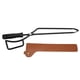 thumbnail image 3 of Fire Pit Tongs Firm Clamping Non Slip Multi Purpose Wood Handle Campfire Clip with Leather Protective Sleeve for Hiking ANGGREK Otros, 3 of 8