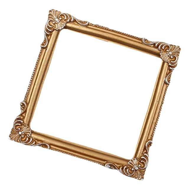 Retro Photo Desktop Decorative Easy to Display Attractive Antique Picture Frame for Kids Adults Gifts Golden