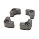 thumbnail image 5 of 4 almohadillas antivibración, soporte para pies, protector de suelo antideslizante y estable. Gris, 5 of 9