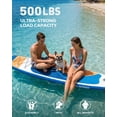 thumbnail image 3 of SOLAVERO Inflatable Stand Up Paddle Board for 2 Person, Ultra-Light SUP Board with Accessories for Adults & Youth of All Skill Levels, 3 of 8