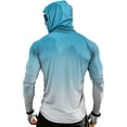 thumbnail image 5 of Trgacdwlo S-4XL Gradient Mens UPF 50+ Sun Protection Hoodie Raglan Long Sleeve Thumb Hole Men Rash Guard with Face Mask Mens Fishing Shirt, 5 of 10