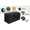 thumbnail image 3 of Tcwhniev Christmas Tree Storage Bag 68 L x 30 W x 20 H Durable Waterproof Zippered Bag with Carry Handles. (Black), 3 of 9
