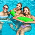 thumbnail image 6 of VOS Mega Foam Wavy Noodle Pool Toy, Botanical Green and Hurricane Blue, Pack of 4, 6 of 9