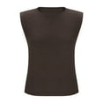 thumbnail image 4 of ZyeKqe Sweater Vest for Women Casual Sleeveless Crewneck Pullover Knit Tank Tops Loose Fitted Blouses, 4 of 6