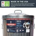 thumbnail image 2 of Behrens 1211 20 Gallon Steel Trash Can, 2 of 2