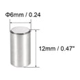 thumbnail image 3 of Uxcell 6mm X 12mm 304 Stainless Steel Dowel Pin 50 Pack, 3 of 5