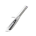 thumbnail image 3 of USB Rechargeable Windproof Electronic Lighter for Camping, BBQ, and Candles | Flameless Arc Lighter with LED Display, 3 of 9
