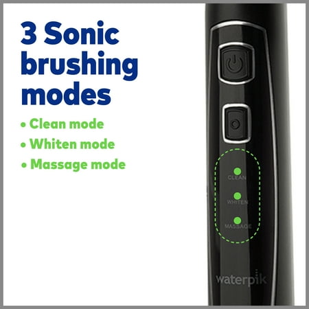 Waterpik Complete Care 5.0 Water Flosser + Sonic Toothbrush, Black