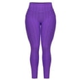 thumbnail image 6 of MixMatchy Women's High Waist Textured Butt Lifting Slimming Workout Leggings Tights, 6 of 6