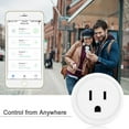 thumbnail image 3 of 4pcs Smart plug, Mini Wifi Outlet Works With Alexa, Google Home & IFTTT, No Hub Required, Remote Control Your Home Appliances, 3 of 5