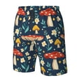 thumbnail image 5 of Naloa Colorful Mushrooms Men's Beach Shorts, Surfing shorts, Swim trunks, Quick Dry Swim Trunks for Surfing Beach Fun - XX-Large, 5 of 9