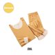 thumbnail image 5 of Qarigey Conjunto de ropa interior térmica de doble cara de lana sin costuras de cintura alta traje de lencería Unisex ropa de invierno ligera de felpa Prendas para la parte del cuerpo amarillo 4 Qarigey AP013400-46, 5 of 6