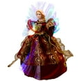 thumbnail image 4 of Northlight Lighted Fiber Optic Angel Christmas Tree Topper - 12" - Burgundy, 4 of 6
