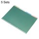 thumbnail image 3 of Uxcell11.6x9.1" Separadores de Índice de Carpeta, 5 Set 4 Pestañas 30 Agujeros Página Insertable de PP para Separar Papeles, Multicolor, 3 of 6