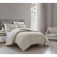 thumbnail image 2 of Chic Home Laurel Duvet Cover Set Graphic Herringbone Pattern Print Design Bed In A Bag Bedding - Sheets Pillowcases Pillow Shams Included - 7 Piece - Queen 90x90", Beige, 2 of 6