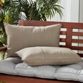 thumbnail image 2 of Sunbrella 21 x 14 in. Rectangle Outdoor Throw Pillow (2-Pack) - Cast Shale, 2 of 6