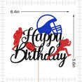 thumbnail image 2 of Adorno para Pastel Crseniny Fútbol Rugby Decoración de Cumpleaños, 2 of 7
