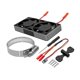 thumbnail image 3 of Kit de disipador de calor metálico para motor RC de 22000 RPM para vehículos a escala 1/7, 1/8 y 1/10. Ajustable. Negro, 3 of 9