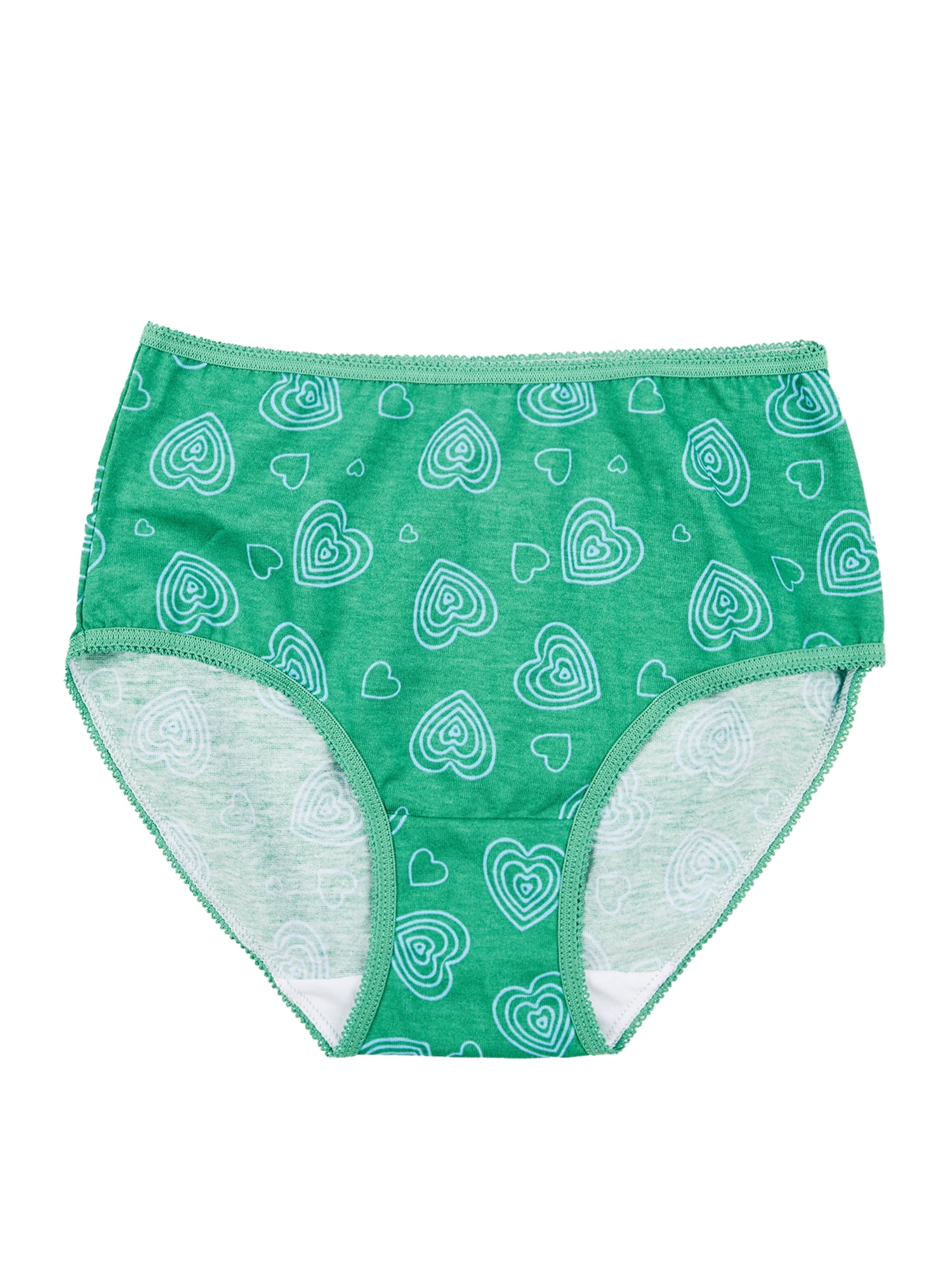 Wonder Nation Girls Cotton Brief Underwear, 10-Pack, Sizes 4-18 & Plus