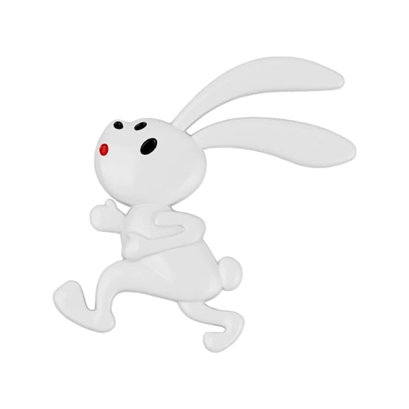 Ysmzzmsy 1 PCS 3D Rabbit Metal Car Emblem Sticker, 2.36 x 2.56 inches, Adhesive Decoration for Cars, Motorcycles
