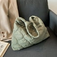 thumbnail image 3 of Women Padding Shoulder Bag Soft Cloud Puffer Bag with Zipper Versatile Sling Bag, 3 of 9