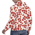 thumbnail image 6 of Lsque Tomato Pattern Casual Men's Hoodie,Hooded Sweatshirt with Kangaroo Pocket,Pullover Hoodie-Medium, 6 of 7