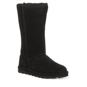 BEARPAW Women's Elle Tall Black Size 10 | Slip On Boots | Cozy & Comfortable Winter Boot for Women