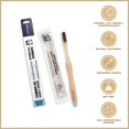 thumbnail image 3 of allBambu Bamboo Charcoal Toothbrush - Medium, Blue, 3 of 7