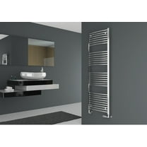 Cordivari Lisa 22 Chromed Hydronic Towel Warmer - Curved - 24x48 inch