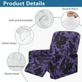 thumbnail image 5 of Kuiaobaty Crow Rose Print Recliner Chair Cover Dustproof Spider Web Reclining Sofa Slipcover Halloween Breathable Recliner Couch Cover Washable Reclining Slipcover with Elastic Bottom for Pets, 5 of 8