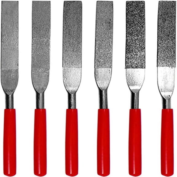 SE 74330DF 6-Piece Flat Diamond Grit File Set