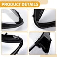 thumbnail image 6 of Unique Bargains 1pcs Car Front Headlight Lens Cover for Mercedes Benz W205 C180 C200 C260L 15-18, 6 of 6