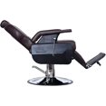 thumbnail image 2 of BarberPub Hydraulic Recline Barber Chair All Purpose Salon Beauty Spa Styling Equipment 8702 Brown, 2 of 5