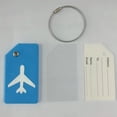 thumbnail image 4 of Etiqueta de equipaje de viaje de goma blanda de plástico PVC etiqueta de equipaje de silicona, 4 of 5