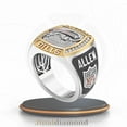 thumbnail image 2 of Jinaldaimound #BuffaloBills 1/2 CTTW Diamond Two-Tone Yellow Gold and Sterling Silver Chamionship Ring(12.5), 2 of 2