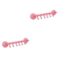 thumbnail image 3 of relayinert Towel Spoon Rack Suction Cup 6 Hooks Bathroom Kitchen Wall Door Non-trace Strong Holder Sucker Hanger pink 2Set, 3 of 6