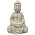 thumbnail image 1 of Estatua de Buda, 33 cm cerámica Hecha a Mano blanco Elly Decor N/A, 1 of 6