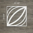 thumbnail image 2 of Ekena Millwork Large Otis 23 3/8"W x 23 3/8"H x 3/8"T PVC Decorative Fretwork Wall Panels, 2 of 9
