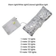 thumbnail image 4 of fastboy Silver Sparkles All Night Christmas Tree Decoration Flicker Lights For Festive Ambiance Reliable Silver warm light 4 meters 40 lights 1Set, 4 of 6