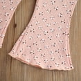 thumbnail image 7 of Gureui 2-6Years 2Pcs Toddler Girls Summer Clothes, Sleeveless Floral Print Crop Tank Tops + Flare Pants Outfits Set, 7 of 7