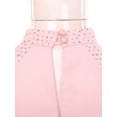 thumbnail image 6 of TTAO Flower Girl Chiffon Dress Girls Rhinestone Off Shoulder Long Sleeve High Low Dress Pageant Gown Pink 12, 6 of 7