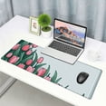 thumbnail image 6 of Flower ,Extended Gaming Mousepad XXL Pink Green Large Full Desk for Wireless Mouse Keyboard Mat with Stitched Edges, 6 of 6
